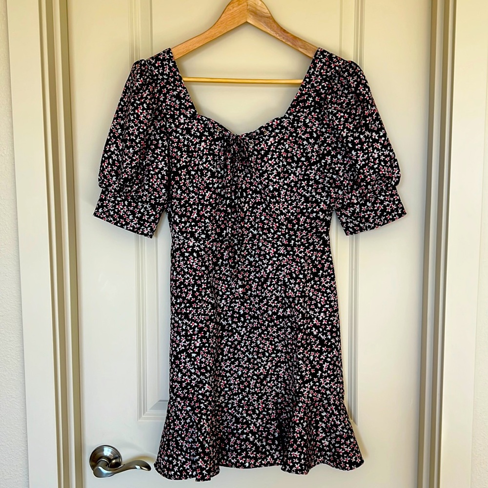 Episode Multicolored Floral Medium Mini Dress